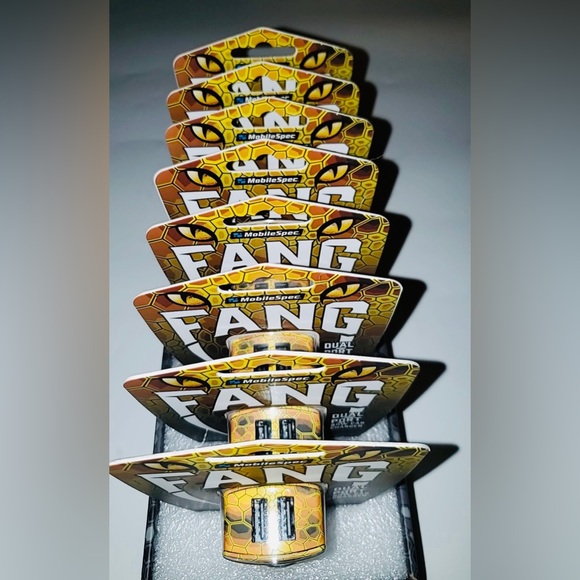 MobileSpec MBSSP21DC Orange/Yellow 12V Plug 2x USB Car Charger - Picture 5 of 7